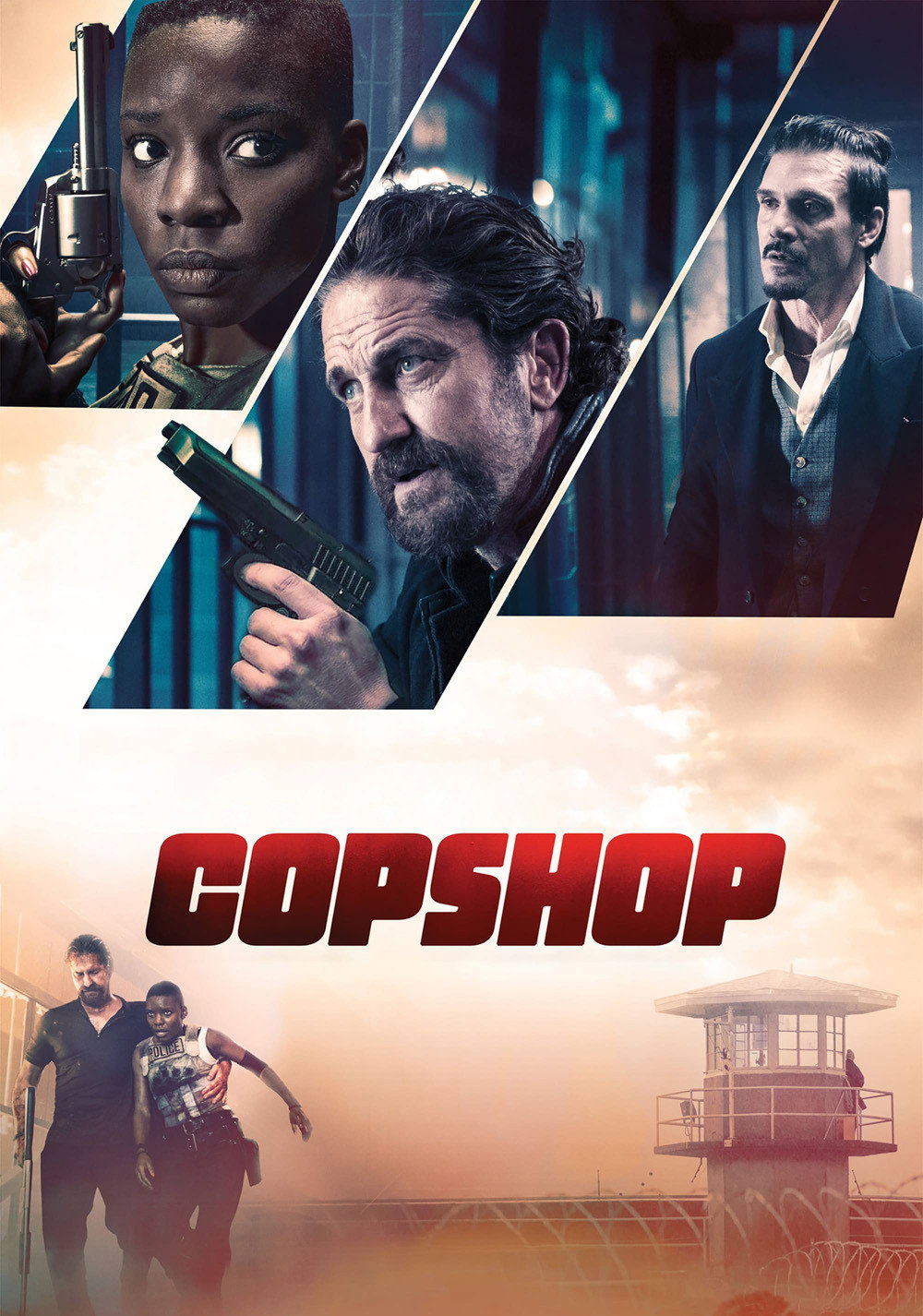 Gerard Butler as Bob Viddick in Copshop poster