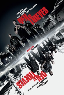 Gerard Butler as Big Nick O'Brien in Den of Thieves poster