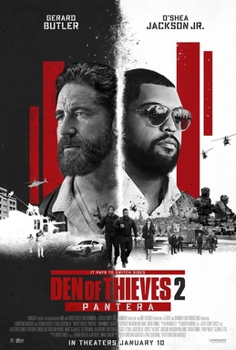 Gerard Butler as Big Nick O'Brien in Den of Thieves 2: Pantera poster