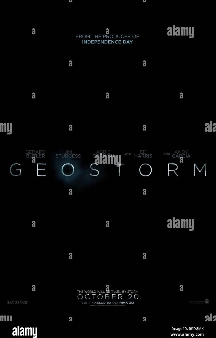 Gerard Butler as Jake Lawson in Geostorm poster