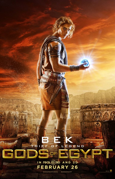 Gerard Butler as Set in Gods of Egypt poster