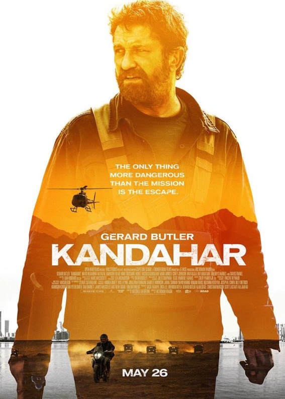 Gerard Butler as Tom Harris in Kandahar poster