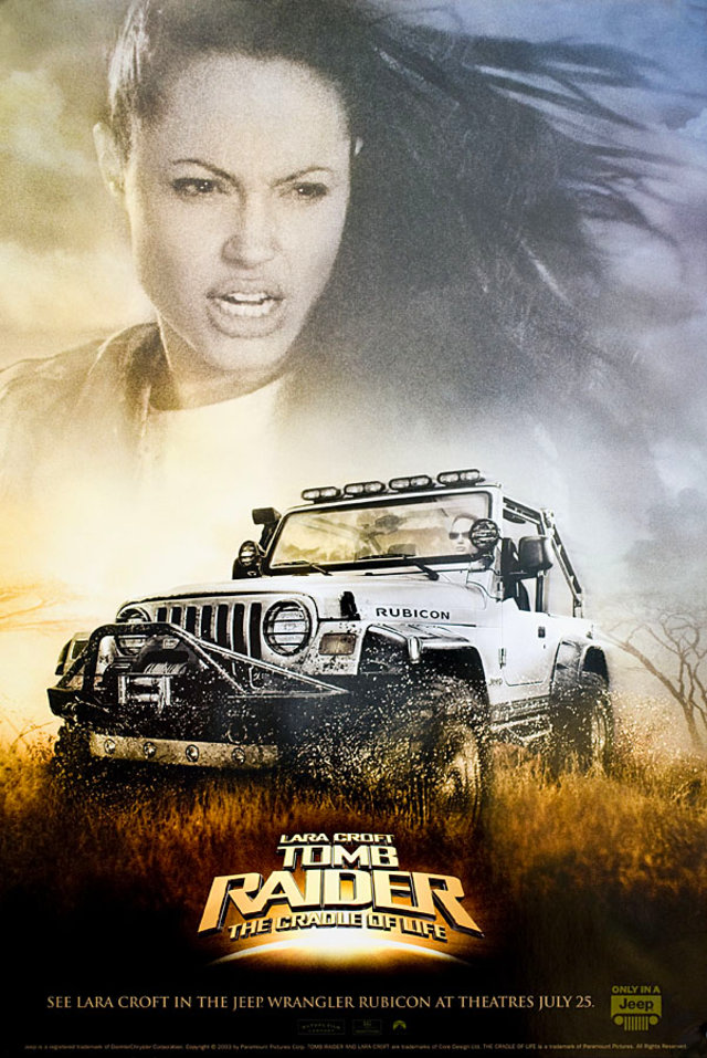 Gerard Butler as Terry Sheridan in Lara Croft: Cradle of Life poster