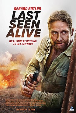 Gerard Butler as Will Spann in Last Seen Alive poster