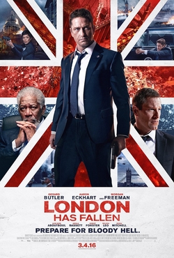Gerard Butler as Mike Banning in London Has Fallen poster