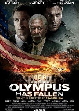 Gerard Butler as Mike Banning in Olympus Has Fallen poster