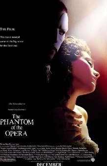 Gerard Butler as The Phantom in The Phantom of the Opera musical poster