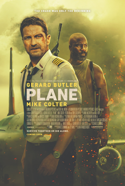 Gerard Butler as Brodie Torrance in Plane poster