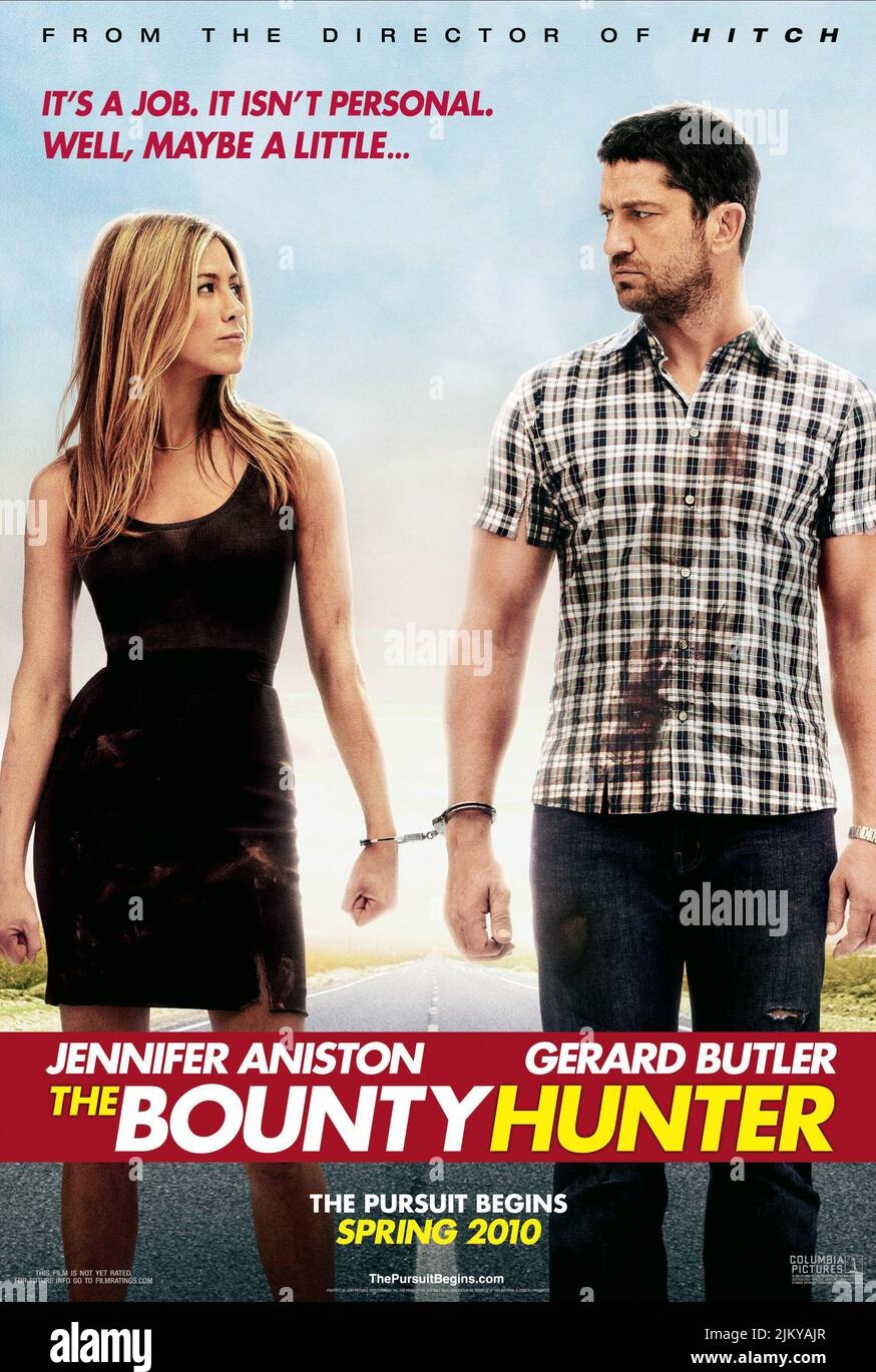 Gerard Butler as Milo Boyd in The Bounty Hunter rom-com poster